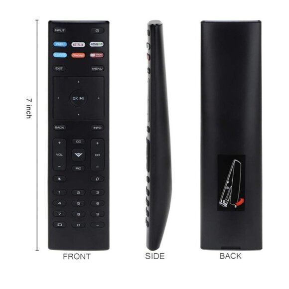 Universal XRT136 Remote Control for Vizio Smart TVs D24f-F1 D43f-F1 E43-E2 M65-E - Picture 5 of 7